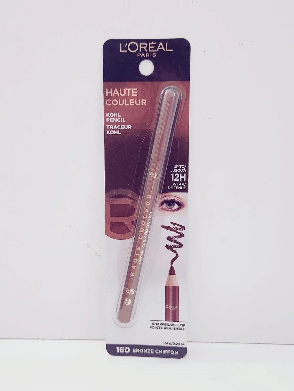 ⭐4/$15 Loreal Paris Haute Couleur Kohl Pencil Eyeliner Bronze Chiffon